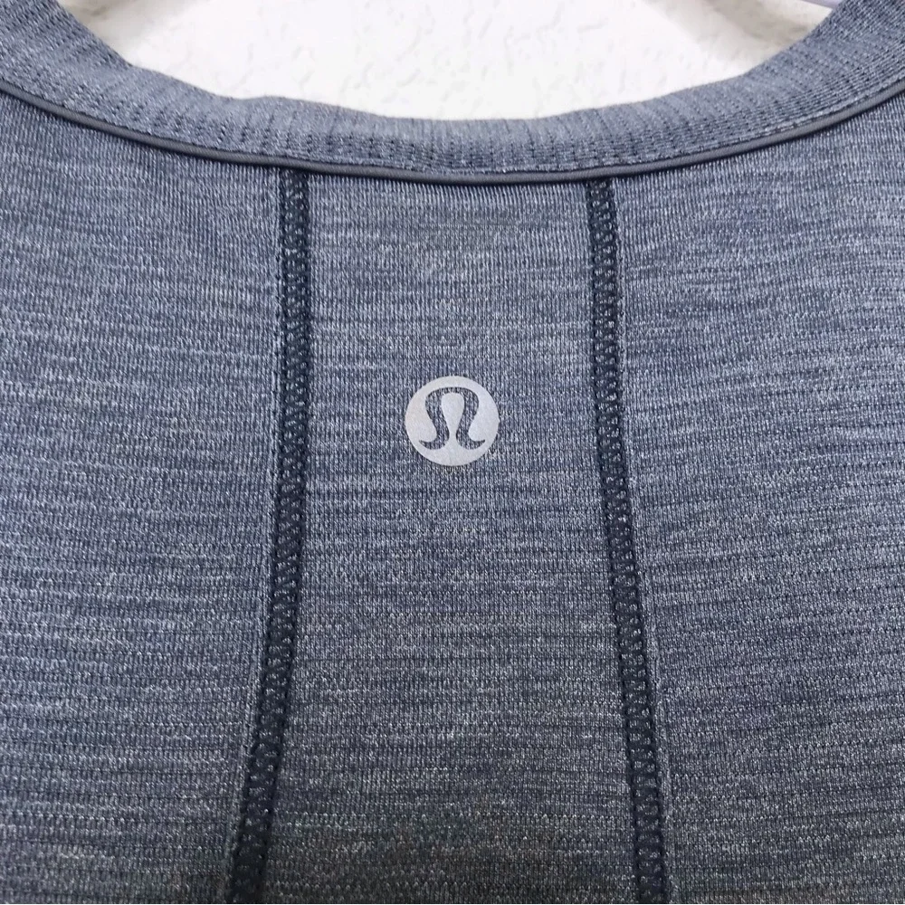 LULULEMON Pace Perfect Tank Heathered Sterling
